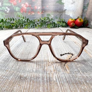 kids brown eyeglass frame only double bridge aviator glasses child/children/boy/girl petite face prescription eyeglasses fashion accessories