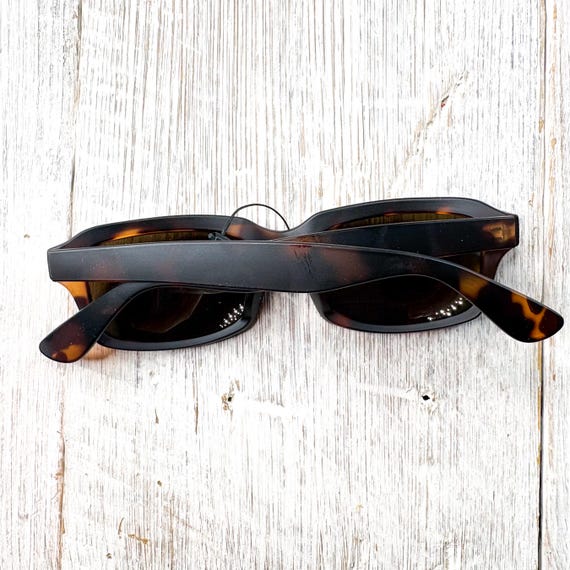 Rectangle Sunglasses: Dark Brown Tortoise-Shell - image 7