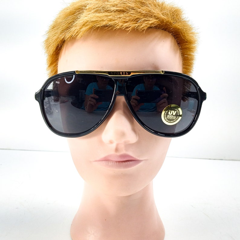 80s sunglasses black vintage sunglasses retro sun glasses 1980s fashion accessories sports image 6
