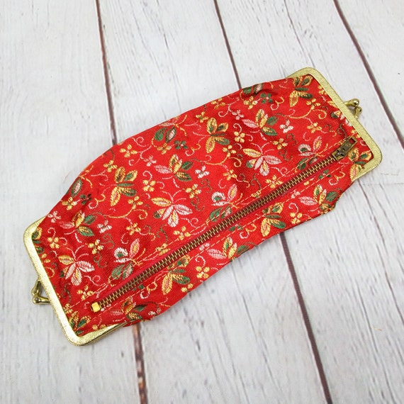 black multi brocade eyeglasses case vintage eyegl… - image 9