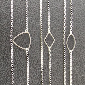silver minimalist eyeglass chain men women | geometric necklace for glasses | sunglasses holder | face mask lanyard