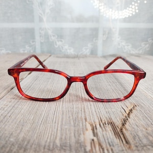 tortoiseshell glasses frames rectangle eyeglasses unisex/men/women 90s fashion accessories