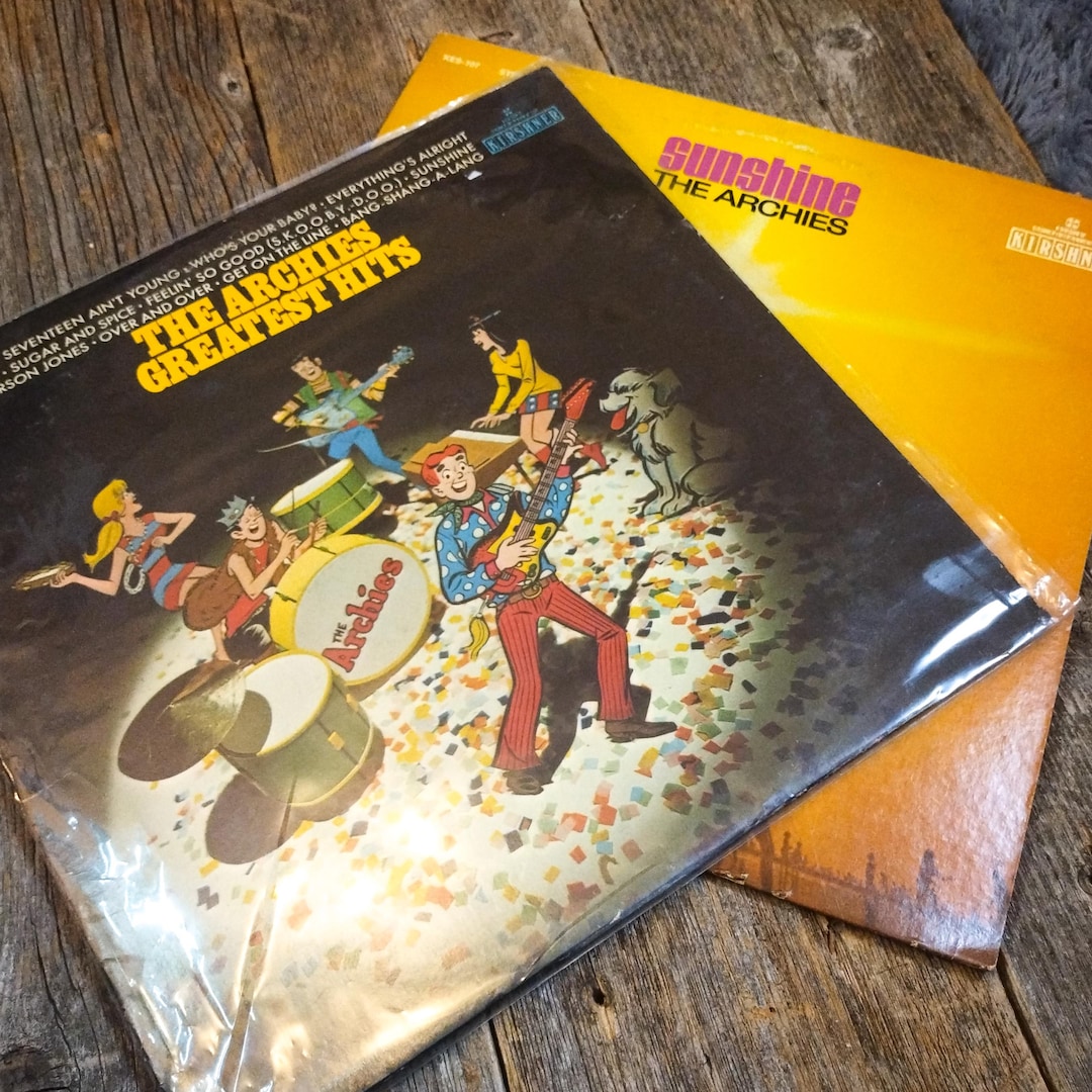 The Archies Vinyl Record Album Greatest Hits or Sunshine Comic Strip ...