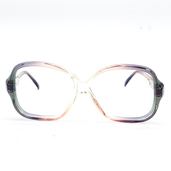 60s glasses vintage eyeglasses | square/round eye… - image 4