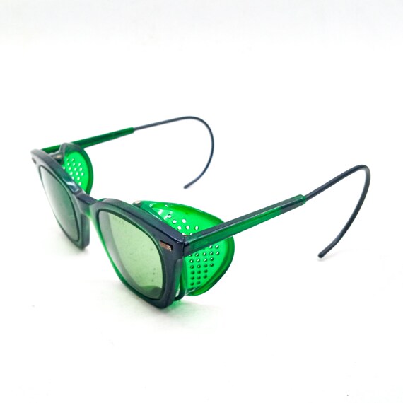 Vintage Safety Glasses With Side Shields Protective Etsy