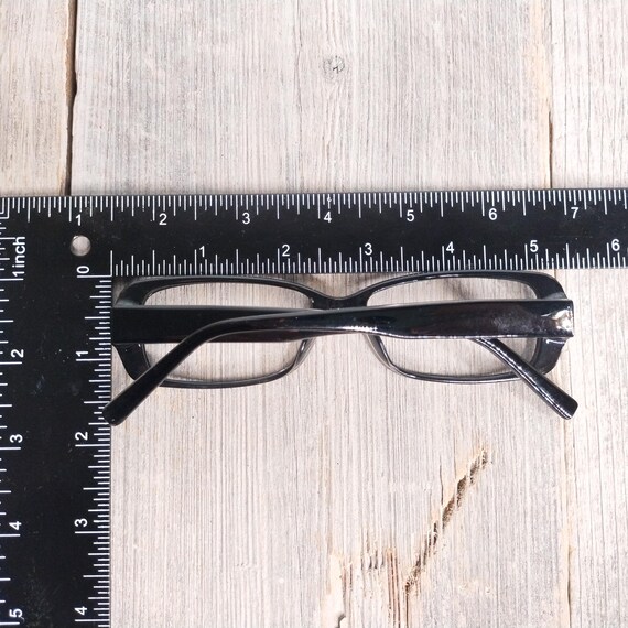 pillow-shaped eyeglasses solid black eyeglass fra… - image 3