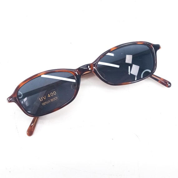 80s rectangle sunglasses vintage sunglasses torto… - image 4