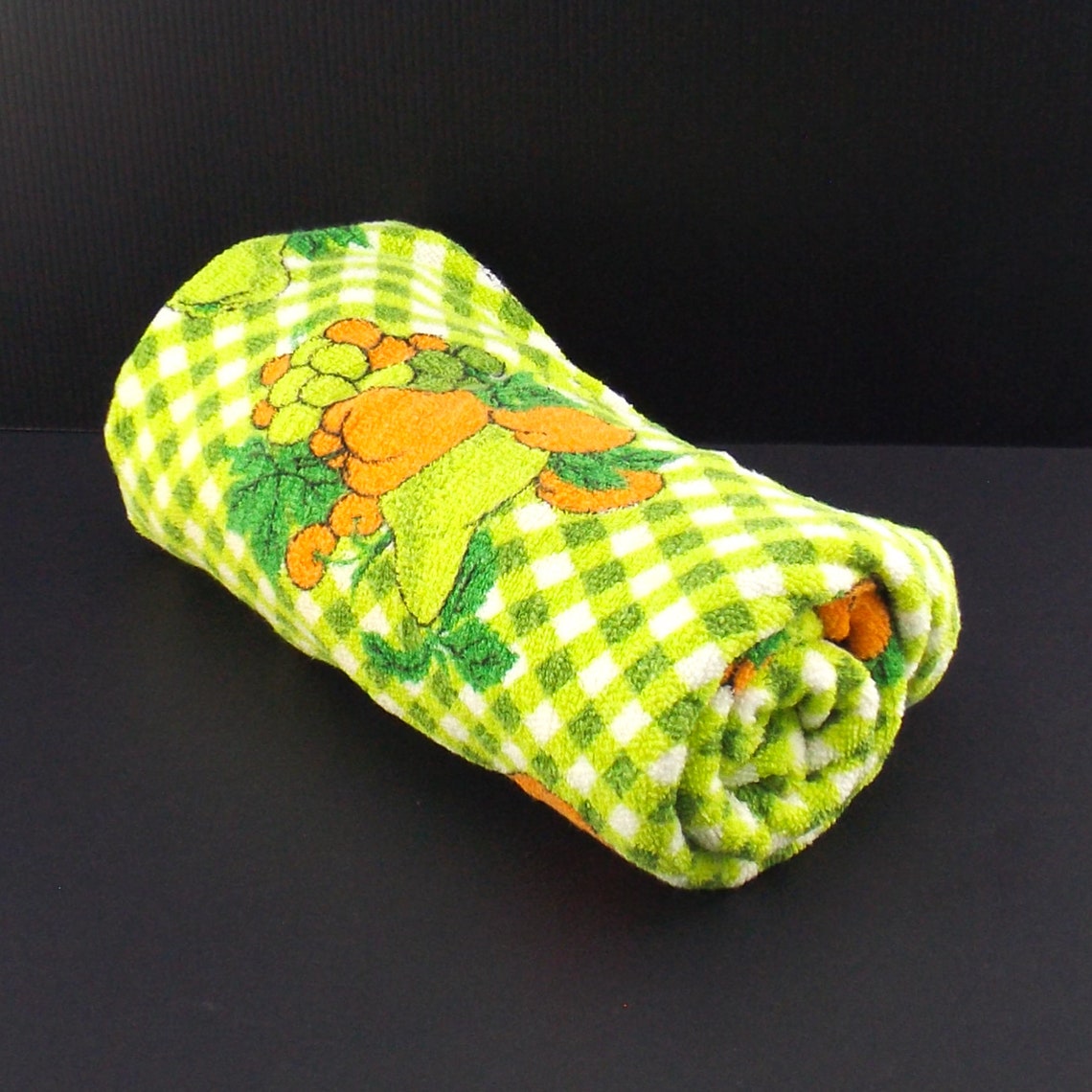 Vintage terry tablecloth rectangle table cloth xl beach towel Etsy