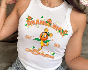 Disney Orange Bird Crop Tank, Walt Disney Epcot World Tour Orange Bird Shirt, Hello Sunshine Orange Bird Baby Tee, Disneyland Trip Shirt
