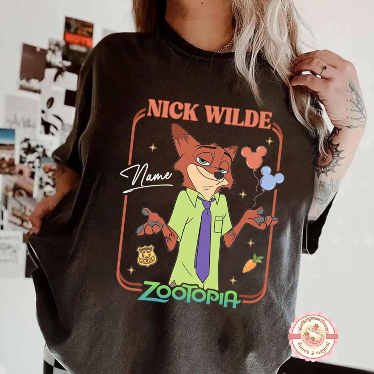 Zootopia Merch Personalized Disney Zootopia 2 Movie 2025 All Characters Group Shirts ...