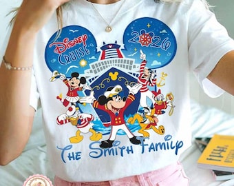Personalized Disney Cruise 2026 Trip Shirt, Mickey and Friends Cruise Group Tees, Disney Family Vacation Shirt, Disney Cruise Line Shirt