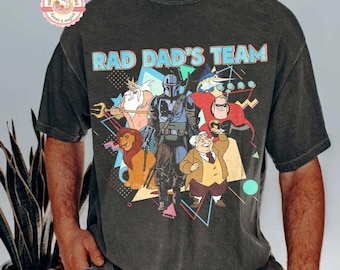 Disney Rad Dad Team Shirt, Rad Dad And Rad Like Dad Shirt, Disney Dad Shirt, Disneyworld Fathers Day Shirt, WDW Dad Tee, Gift For Dad