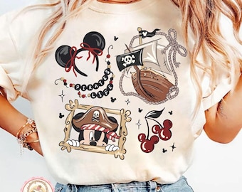 Coquette Bow Yo Ho Yo Ho A Pirate's Life For Me T-shirt, Disney Pirates Shirt, Disney Cruise Pirate Night Shirt, Pirates of The Caribbean