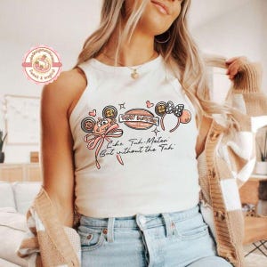 Retro Coquette Bow Tow Mater Baby Tee Crop Tank, Rusteze Cars Shirt, Disney Cars Shirt, Disney Cars Land Tee, Vintage Lightning Mc Queen