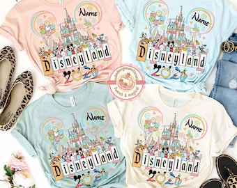 Personalized Disney Trip 2026 shirt, Disneyland 2026 Family Matching Shirts, Mickey & friends Tee, Family Vacation Shirts, Magic Kingdom