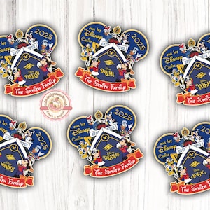 Personalized Our 1st Disney Cruise Ship Family Magnet, Mickey And Friends Magnets, Disney Wish Fantasy Magic Wonder Treasure Destiny