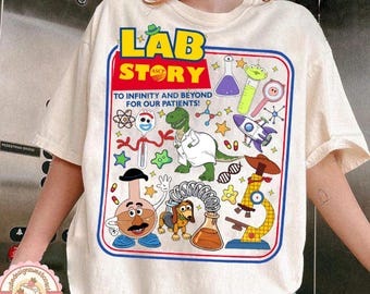 Lab Story Shirt, Toy Story Shirt, Disney Lab Week Comfort Colors  Tee, Disney Trip Sweater, Lab Assistant and Clinical Laboratory Gift