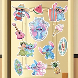 Personalized Disney Stitch Cruise Magnet, Lilo & Stitch Summer Magnets, Stitch Ohana Family Cruise Ship Stateroom Door, Disney Summer Magnet