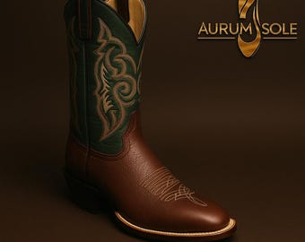 Handmade Leather Cowboy Boots: Western Mexican Style