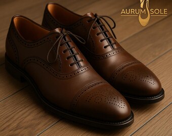 IVAN Troy/alou Brown Oxford Mens Leather Shoes - Etsy display picture 3