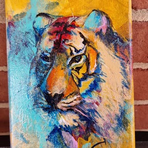 Tiger original acrylic Painting on canvas