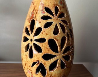 Vintage MCM Holland Mold Co Candle Lantern Vase