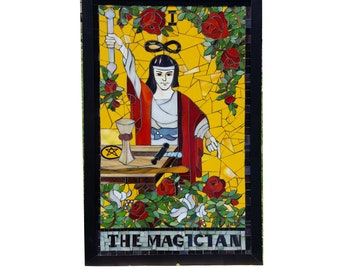 Custom Tarot Card Stained Glass Mosaic