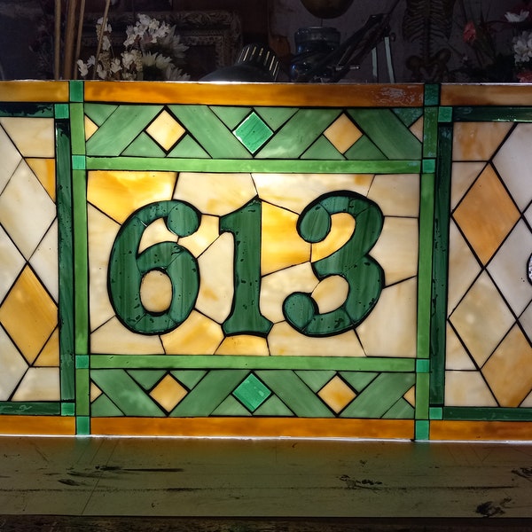 Stained Glass Transom Etsy