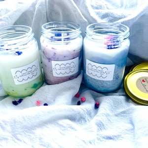 Scented Botanical Soy Container Candle| Soy Wax Candle| Handmade Candles| Unique gift| Candle Gift