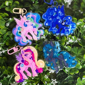 Princess Luna Keychain - Etsy
