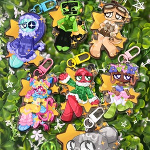 Portachiavi Toon / Shelly, Vee, Pebble, Bassie, Yatta, Astro, Bobette / Dandy’s World / Roblox