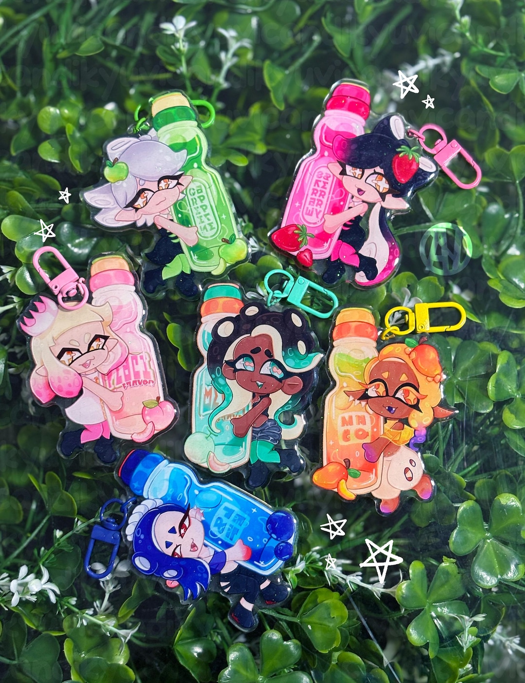 Splatoon 2 Keychains Ramnue Idols | SPLATOON | Keychains - Etsy
