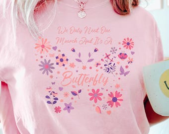 Camiseta divertida de la mariposa monarca: humor antimonárquico