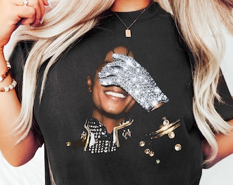 Michael Jackson King of Pop Graphic Tee, Retro Music Fan Apparel