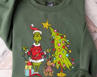 Camiseta navideña del Grinch: una divertida camiseta navideña