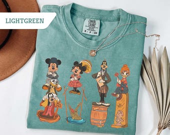 Comfort Colors Haunted Mansion Tee, Retro Disney Halloween Shirt