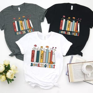 Booktrovert Shirt, Book Shirt, Book Lovers Gifts, Gifts For Book Lovers, Gifts For Book Lovers Women, Book Shirts For Women, Bookish Gifts