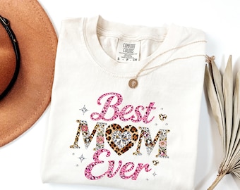 Camiseta "Mamá para siempre", camiseta gráfica "Mamá" de Comfort Colors