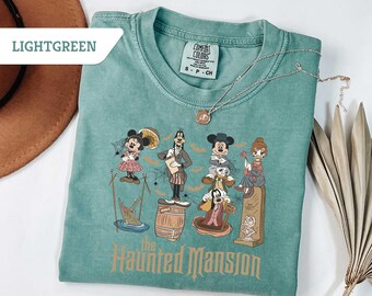 Comfort Colors Haunted Mansion Tee, Disney Halloween Shirt