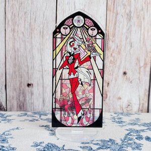 Charlie Stained Glass Acrylic Standee | Hazbin Hotel Fan Art Collectible