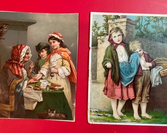 Victorian Trade Cards, Advertising Dr. Jayne’s Tonic, 2 project pieces