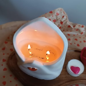 Secret Message Candle | Love Letter Soy Wax Scented Candle in Handmade Jar | Hidden Note Candle | Personalized Gift | Proposal Idea