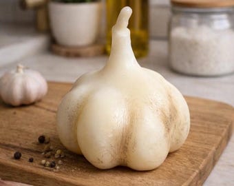 Knoblauch Kerze, wunderliche Küchen Dekor, Housewarming Geschenk