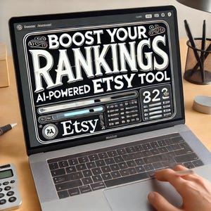 AI-Powered Etsy SEO Spreadsheet | Keyword Tracker | Listing Optimization Tool for Top Rankings