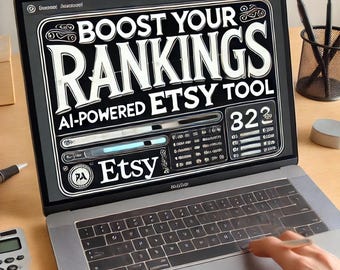 AI-Powered Etsy SEO Spreadsheet | Keyword Tracker | Listing Optimization Tool for Top Rankings