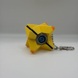Destiny 2 Ghost - Backpack Charm Toy - 3D Printed Yellow