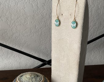 Daphne Vintage Cameo Earrings