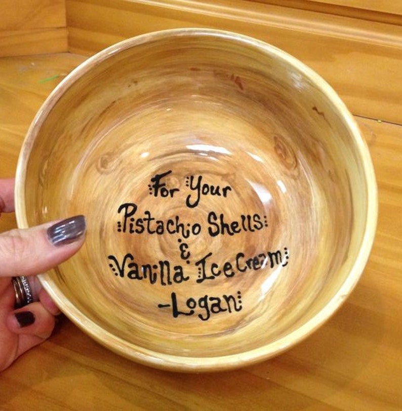 Create your own bowl custom personalized ceramic painted-listing is for One bowl