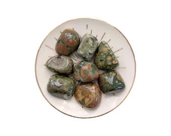 Rhyolite Tumblestone - Healing Gemstone for Gemini & Sagittarius - Emotional Balance and Change - Stone for Solar Plexus Chakra