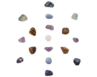 Meditation & Focus Crystal Grid "Flower of Life" Set -  Manifest Your Dreams